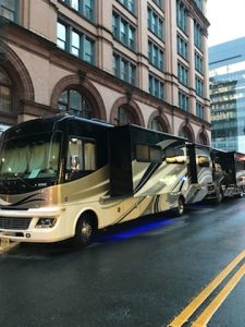 Presidential production bus